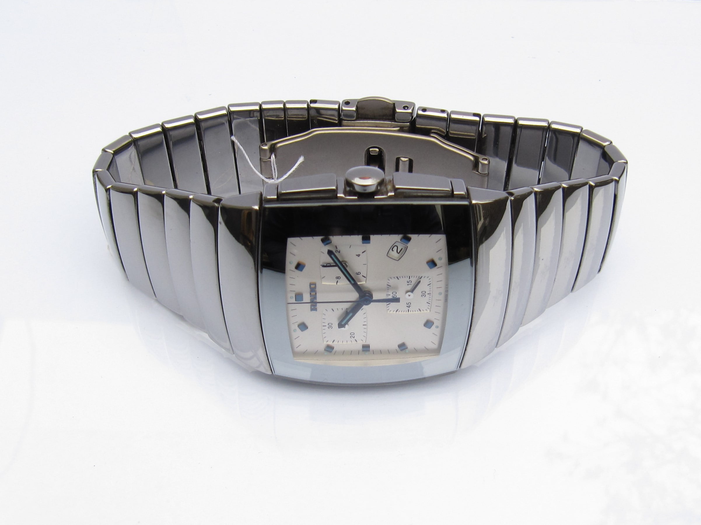 Bracelet De Montre Rado Diastar Sintra - Maillon 18mm Noir - Pour Adulte - Occasion En Très Bon état
